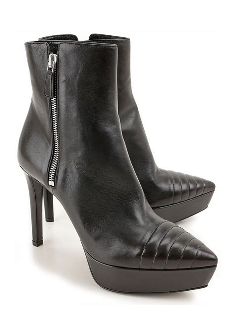 bottine prada noir|Bottines Et Bottes Pour Femme .